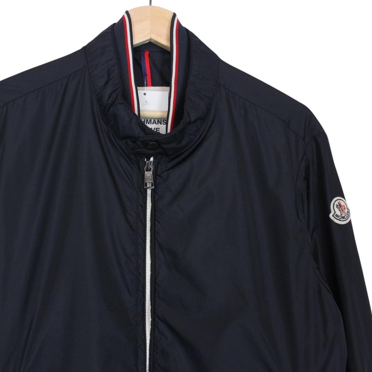 Moncler Miroir Navy Blue Full Zip Nylon Windbreaker Jacket