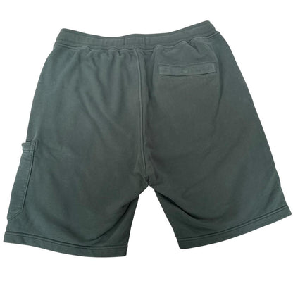 Stone Island AW 2022 Green Cotton Jogger Shorts