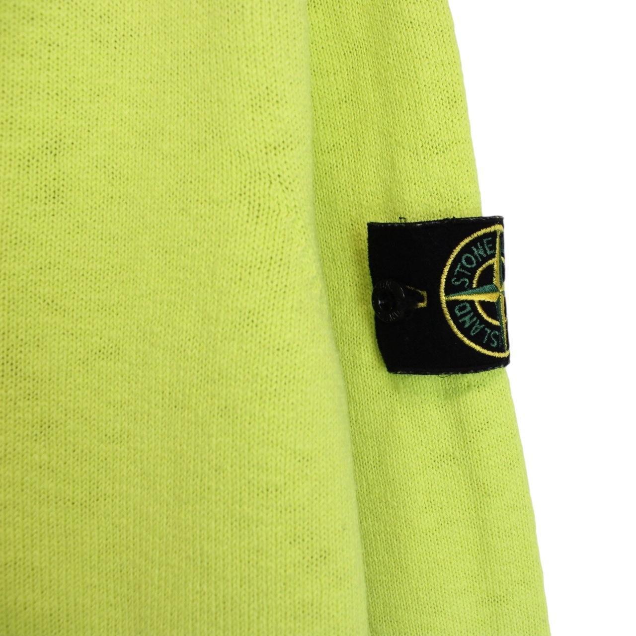 Stone Island SS 2021 Green Cotton Knit Cardigan Jumper