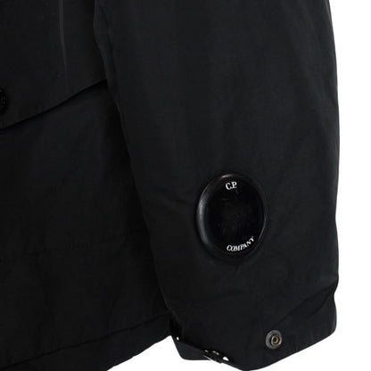 CP Company Micro-M Navy Blue Full Zip Padded Goggle Jacket
