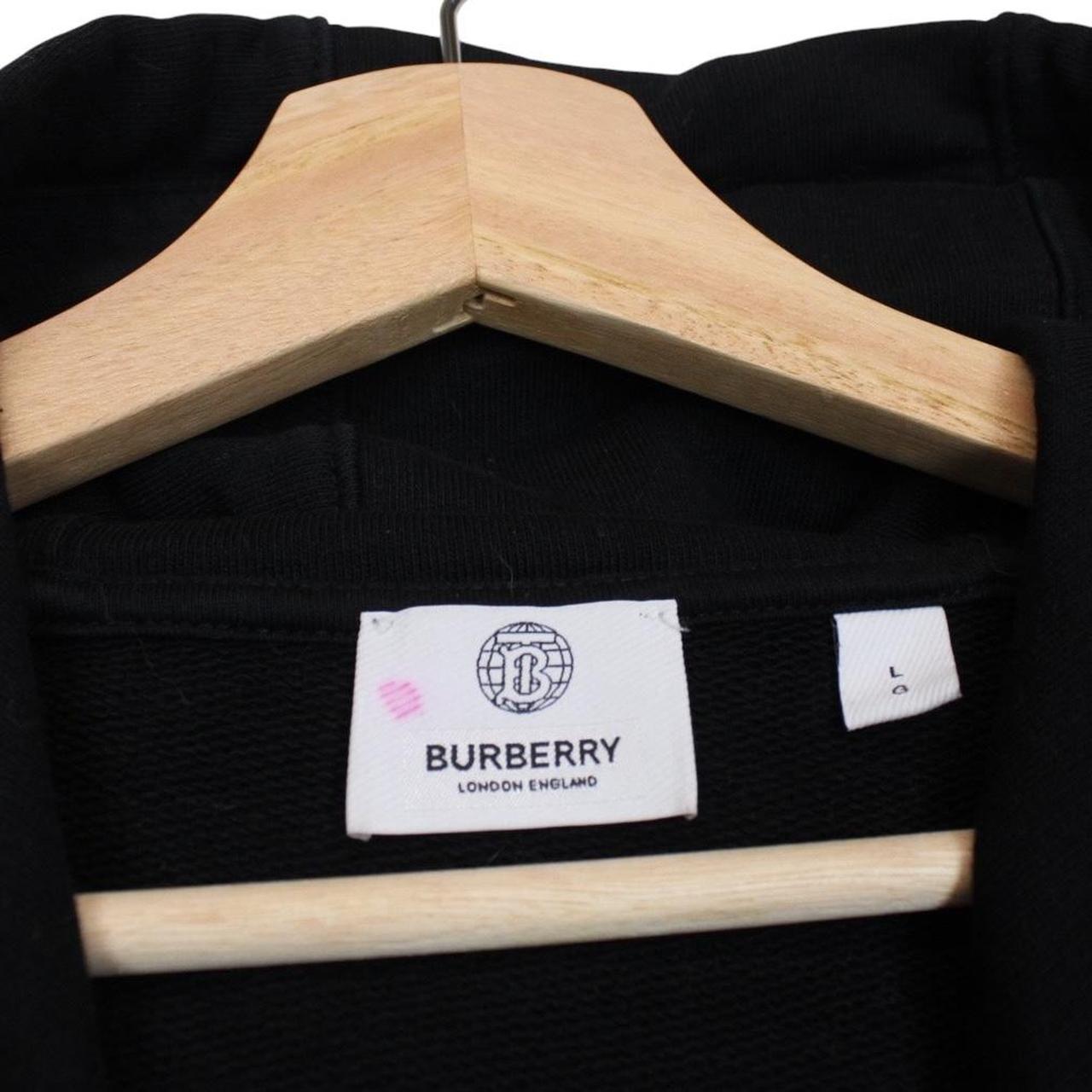Burberry Black and Blue Shark Print Hoodie