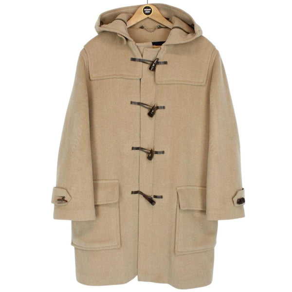 Vintage Burberry London Beige Wool Duffle Coat