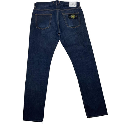 Stone Island SS 2017 Navy Blue RE-T Fit Denim Jeans