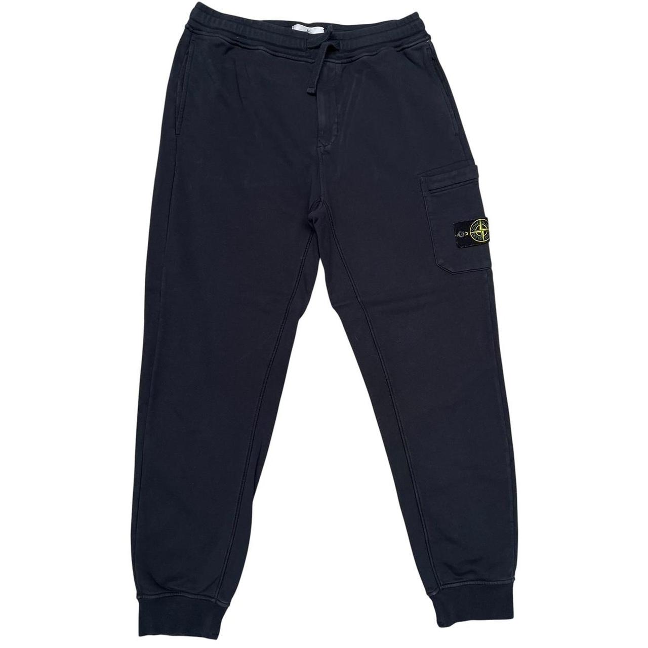 Stone Island Navy Blue Cotton Tracksuit Bottoms / Joggers
