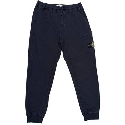 Stone Island Navy Blue Cotton Tracksuit Bottoms / Joggers
