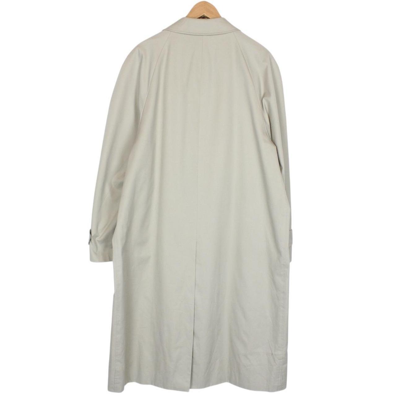 Vintage 90s Burberry Beige Single Breasted Trench Coat