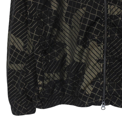 CP Company Black Full Zip Camo Net Lens Overshirt Jacket