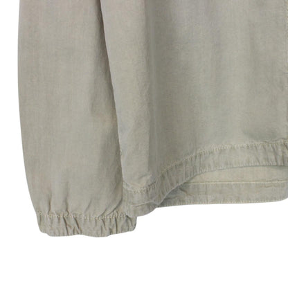 Stone Island AW 2023 Beige Organic Cotton Full Zip Overshirt Jacket