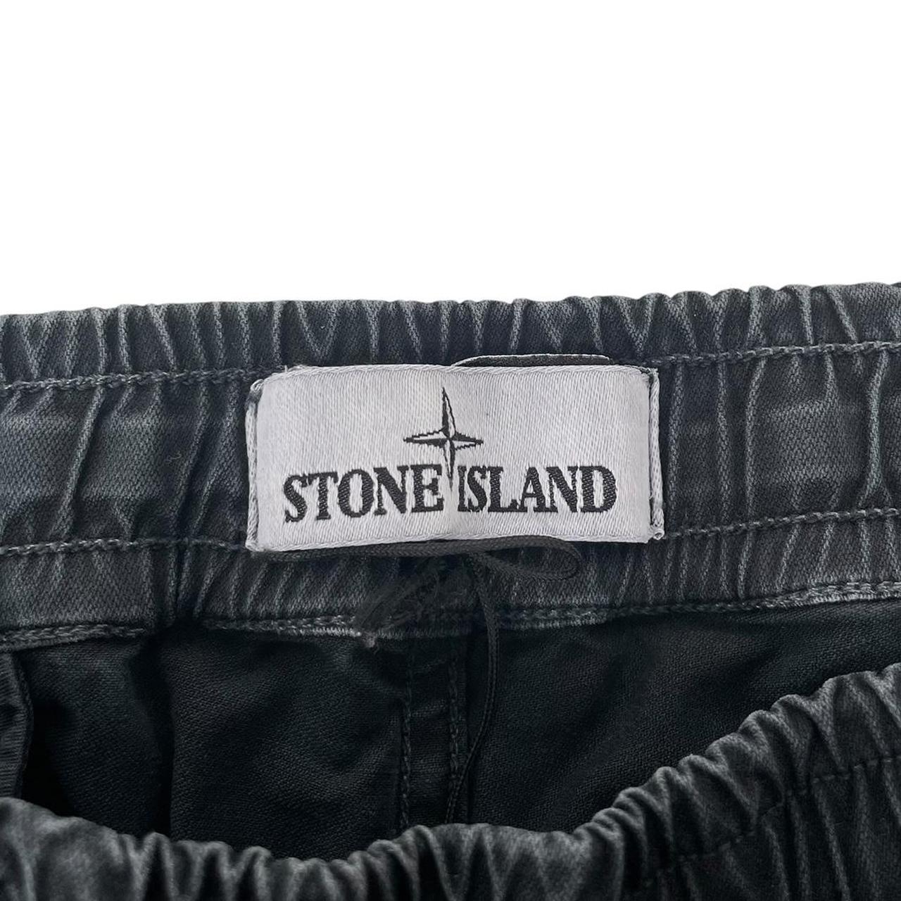 Stone Island AW 2021Black RE-T Fit Cargo Trousers
