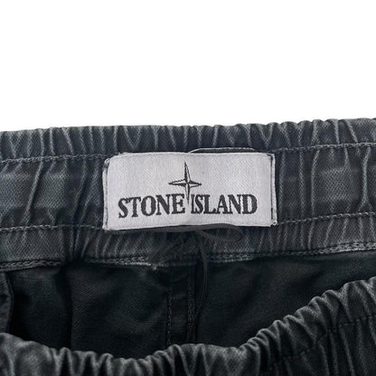 Stone Island AW 2021Black RE-T Fit Cargo Trousers