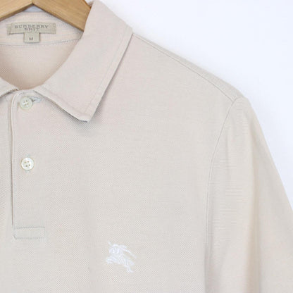 Burberry Brit Beige Short Sleeve Cotton Polo Shirt