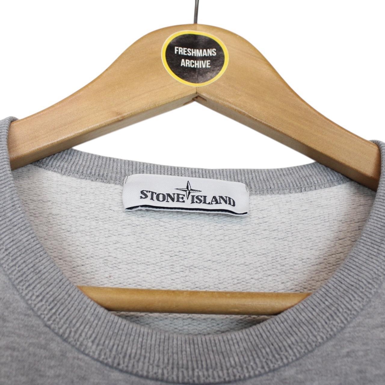 Stone Island AW 2018 Grey Cotton Sweatshirt Jumper
