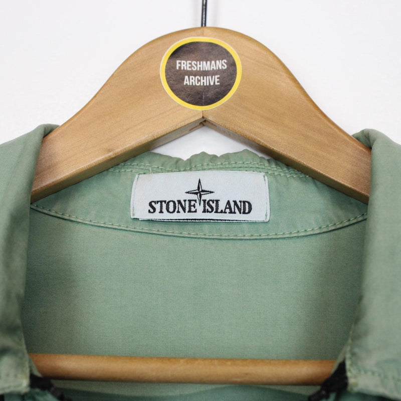 Stone Island AW 2022 Green Full Zip Overshirt Jacket