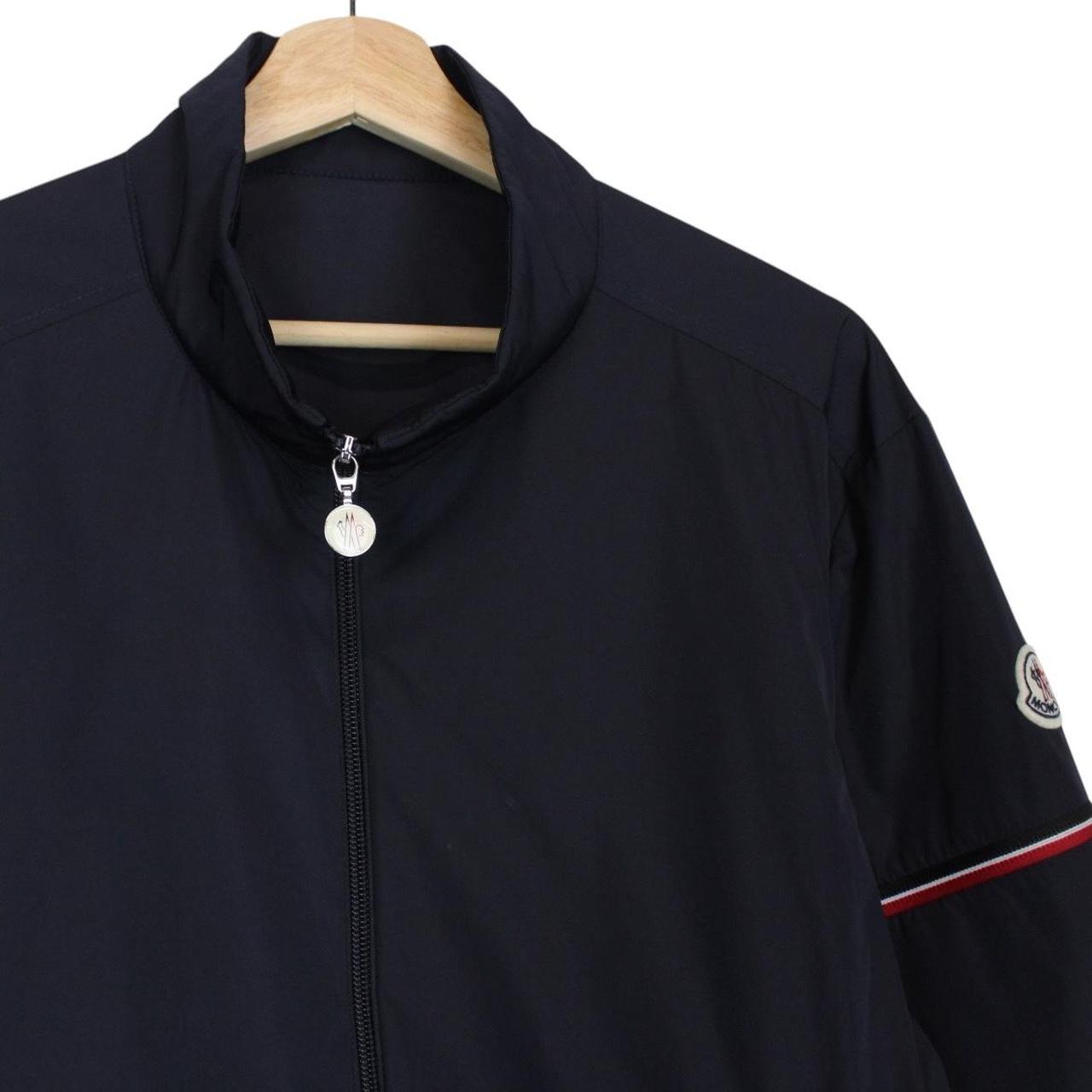 Moncler Ruinette Navy Blue Full Zip Nylon Windbreaker Jacket