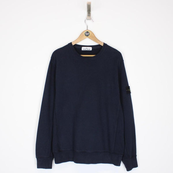 Stone Island AW 2016 Navy Blue Cotton Sweatshirt Jumper
