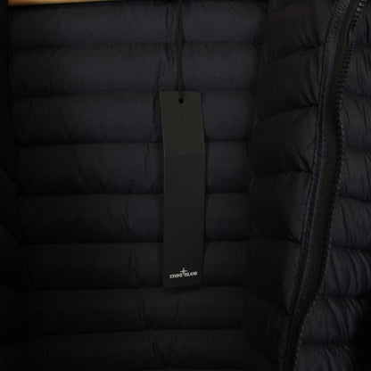 Stone Island AW 2022 Loom Woven Chambers R-Nylon Navy Blue Down Jacket