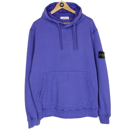 Stone Island AW 2021 Purple Cotton Hoodie Jumper