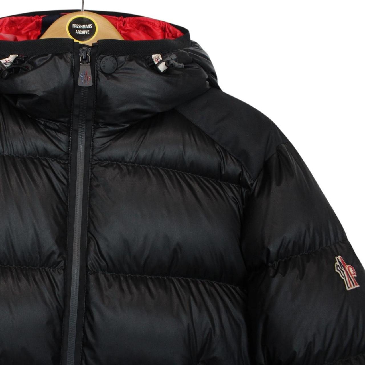 Moncler Grenoble Hintertux Black Full Zip Down Hooded Jacket