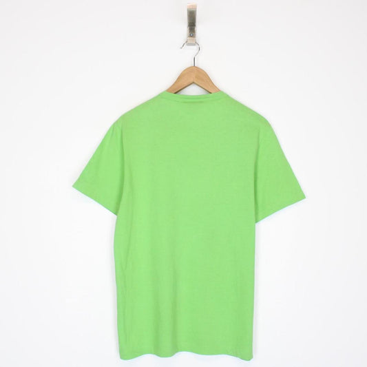 Vintage 90s Versace Classic Green Short Sleeve Cotton T-Shirt