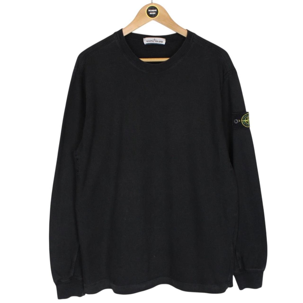 Stone Island AW 2019 Black Cotton Sweatshirt Jumper