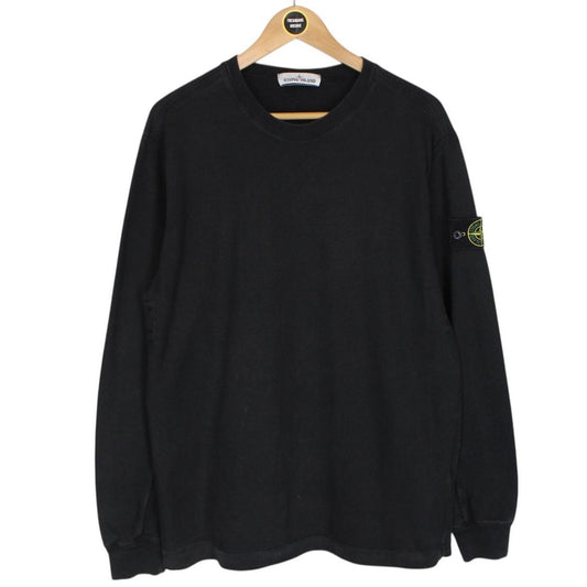 Stone Island AW 2019 Black Cotton Sweatshirt Jumper