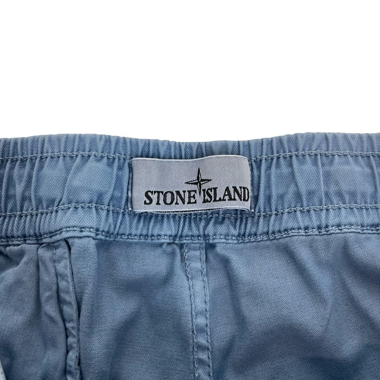 Stone Island AW 2022 Blue RE-T Fit Cargo Trousers