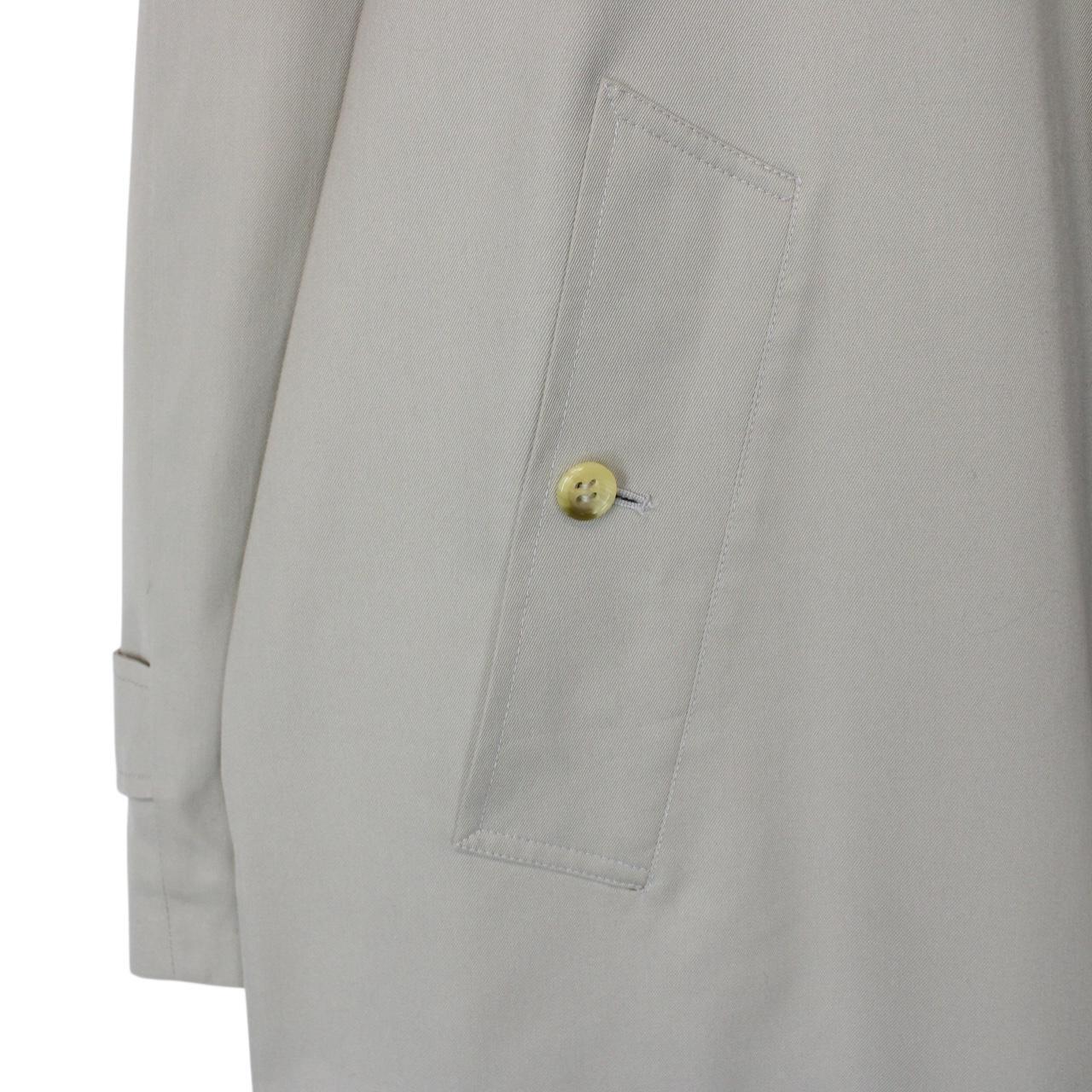 Vintage 90s Burberry Beige Single Breasted Trench Coat