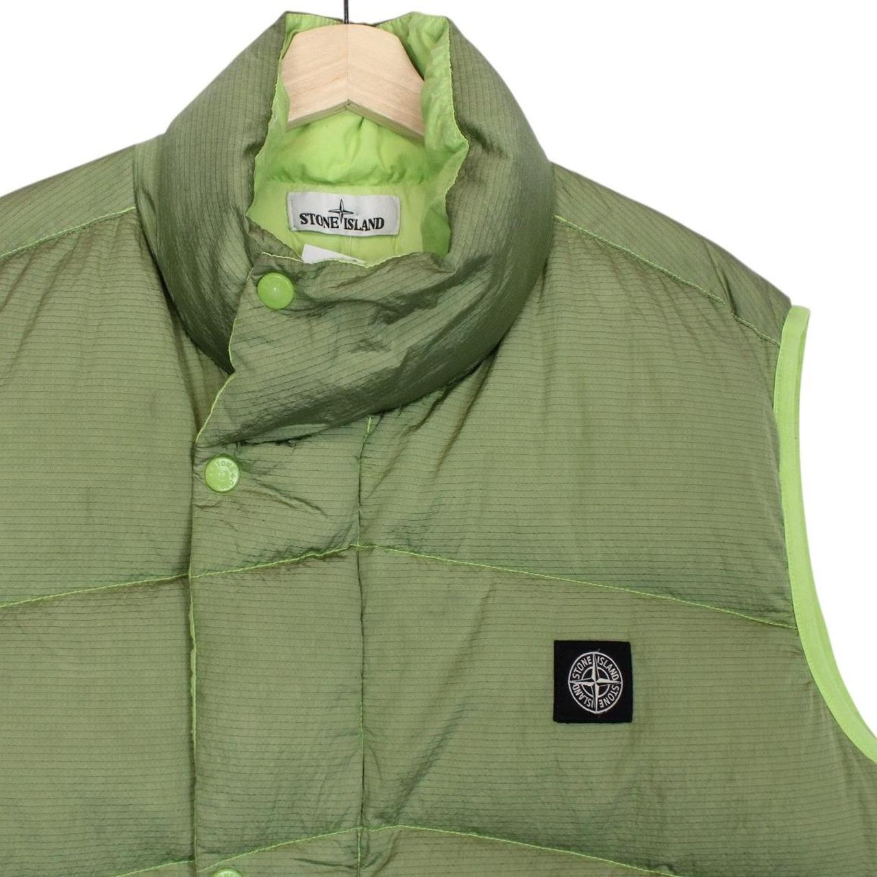 Stone Island AW 2019 Green Nylon Metal Watro Ripstop Down-TC Gilet