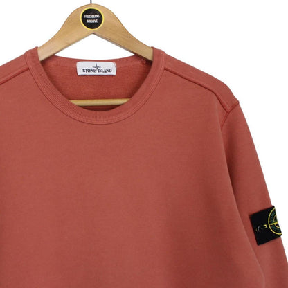 Stone Island AW 2019 Orange Cotton Sweatshirt Jumper