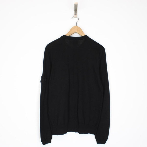 Stone Island Shadow Project SS 2018 Black Cotton Knit Jumper