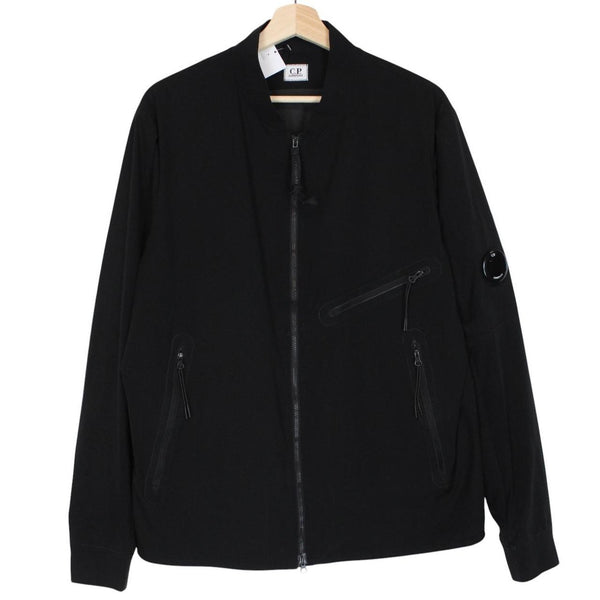 CP Company Pro-Tek Black Full Zip Waterproof Lens Jacket