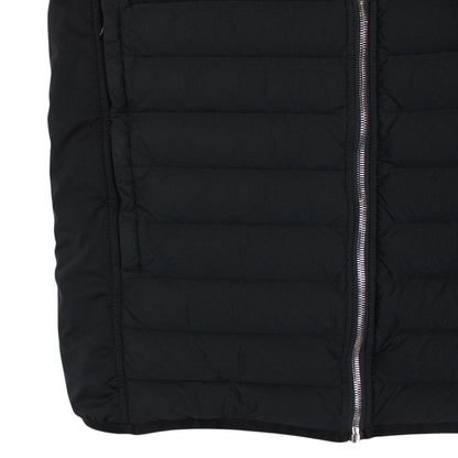 Stone Island AW 2020 Loom Woven Chambers Stretch Nylon TC Black Down Gilet