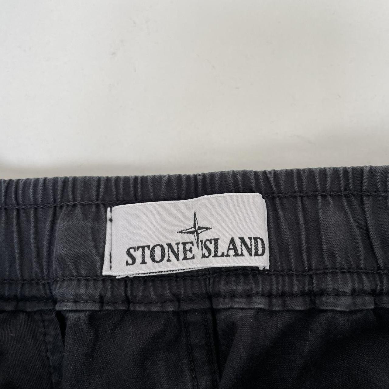 Stone Island AW 2023 Black RE-T Fit Cargo Trousers