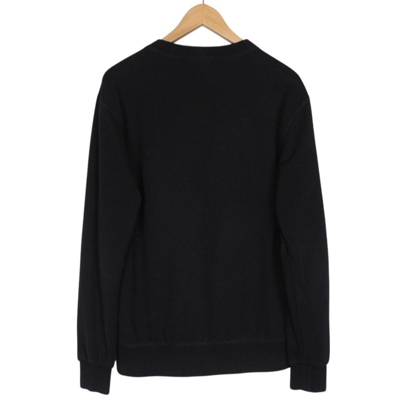 Dolce and Gabbana Black and White Logo Print Sweatshirt Jumper