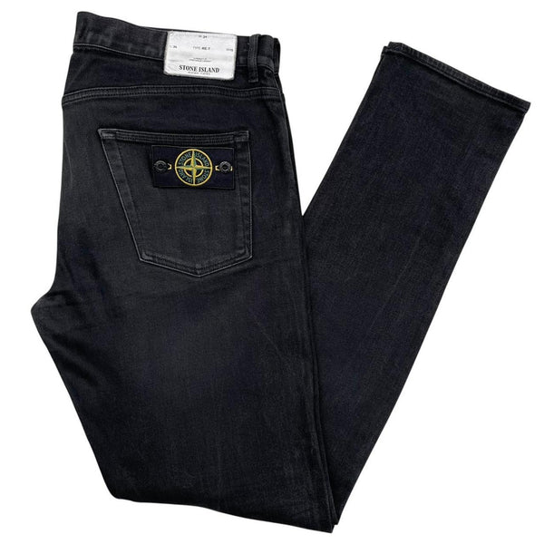 Stone Island AW 2016 Black RE-T Fit Denim Jeans
