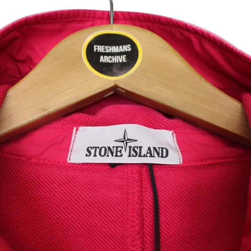 ito 作家　jump slim harf sleeve (smokypink) Stone Island SS 2022 Pink Felpa Diagonale Gommata 1/4 Zip