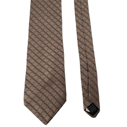 Vintage DKNY Brown Silk Tie