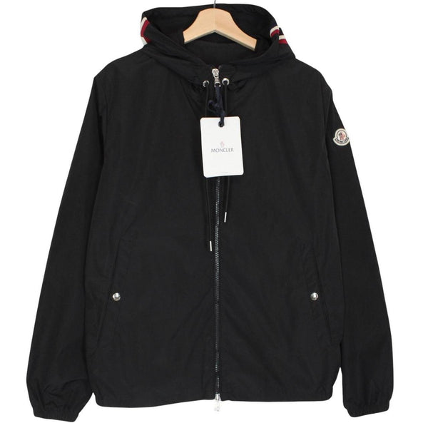 Moncler Grimpeurs Black Full Zip Nylon Windbreaker Jacket