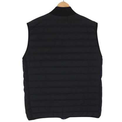 Stone Island AW 2020 Loom Woven Chambers Stretch Nylon TC Black Down Gilet