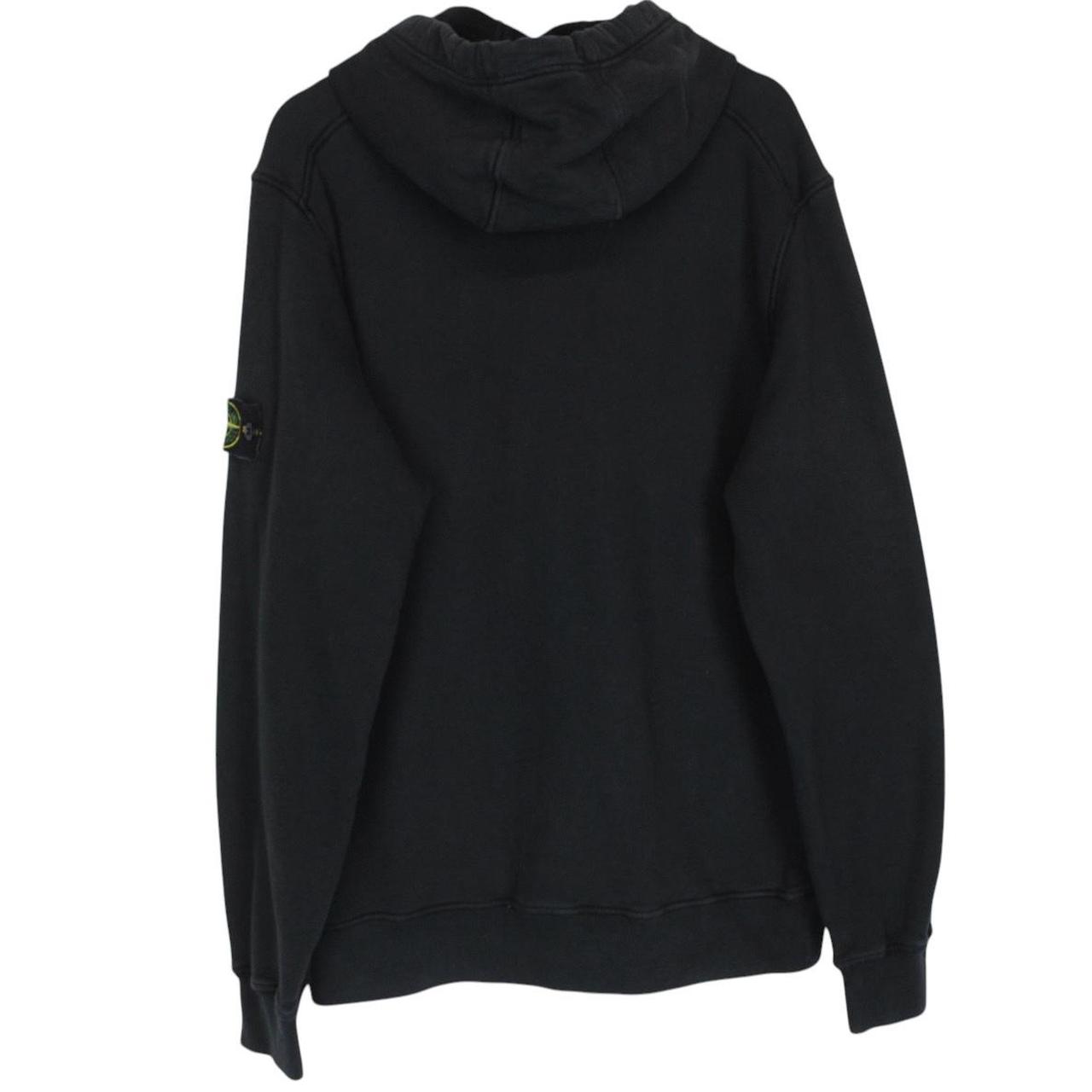 Stone Island AW 2020 Black Cotton Hoodie Jumper