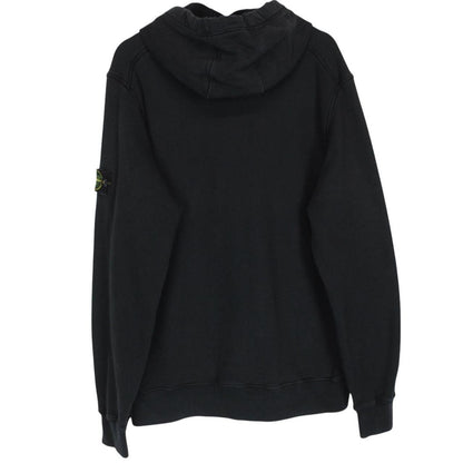 Stone Island AW 2020 Black Cotton Hoodie Jumper
