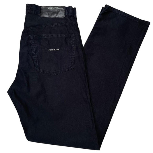 Vintage Stone Island Denims SS 2002 Navy Blue Fit Cotton Trousers