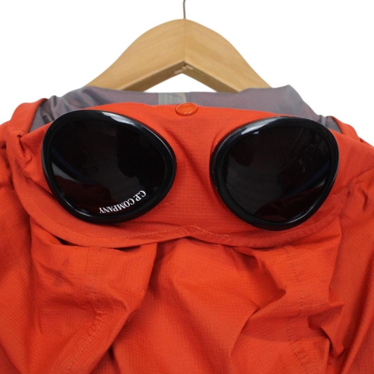 CP Company Orange Full Zip La Mille Nylon Goggle Jacket