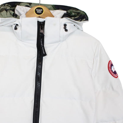 Canada Goose Snowcap White Chelsea Parka Arctic Tech Down Jacket