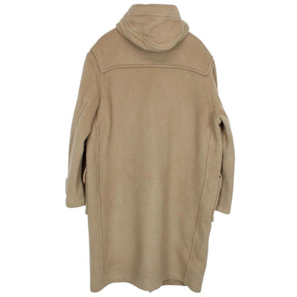 Vintage 90s Burberry Beige Nova Check Wool Duffle Coat