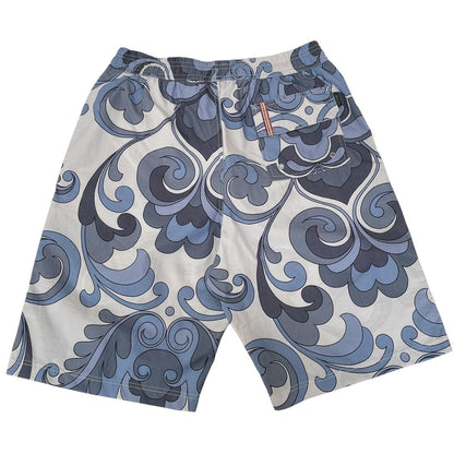Paul Smith multicoloured swim shorts with logo detail and nylon material.