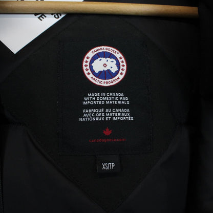 Canada Goose Black Chilliwack Bomber Down Jacket with Fur Trim