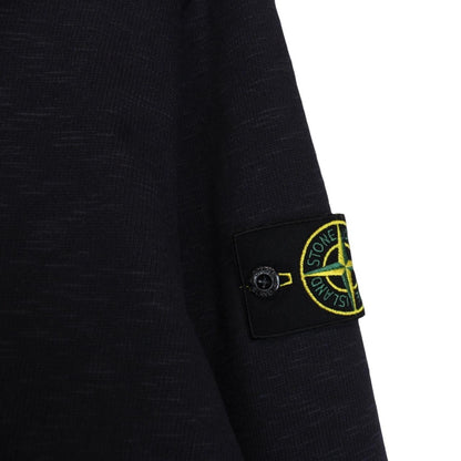 Stone Island Navy Blue Cotton Sweatshirt Jumper