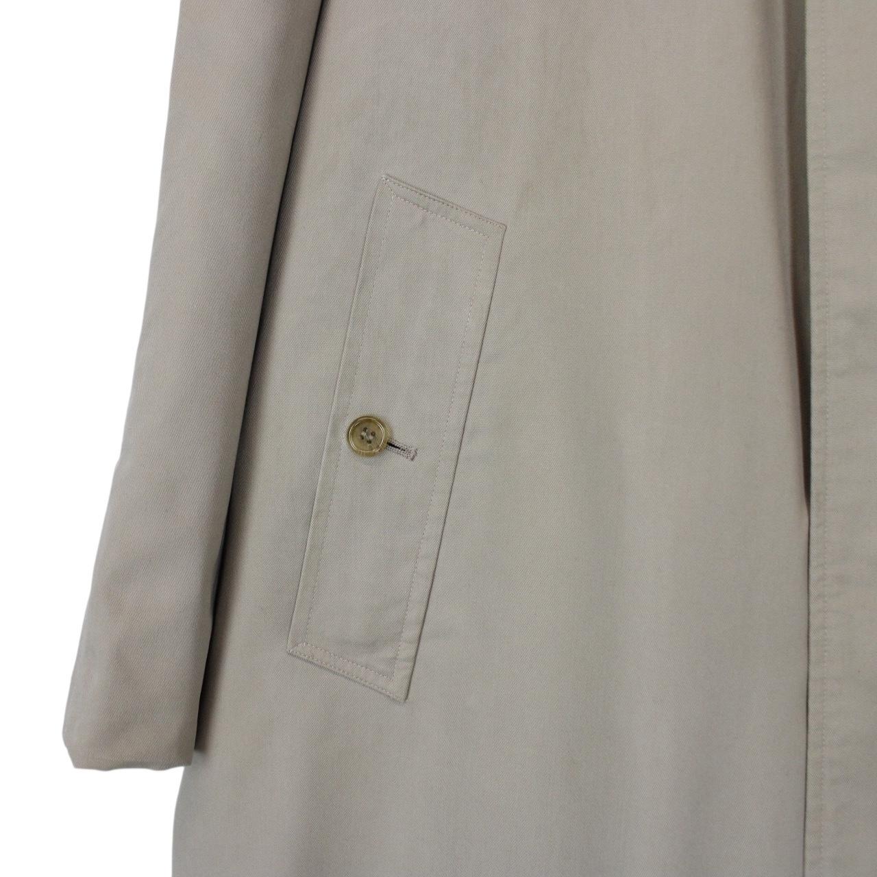 Vintage 90s Burberry Beige Single Breasted Trench Coat