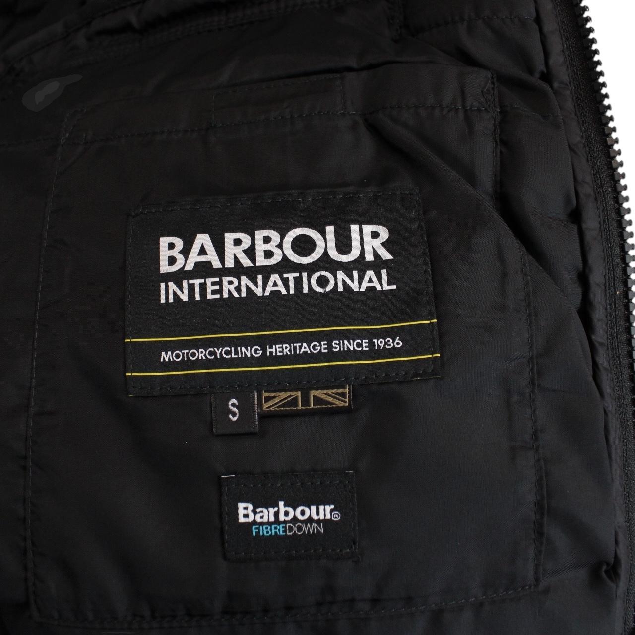 Barbour International Black Full Zip Ouston Gilet / Bodywarmer